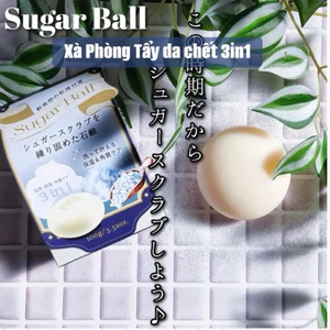 Xà phòng tẩy tế bào chết Nhật Bản toàn thân Pelican Sugar Ball 100g