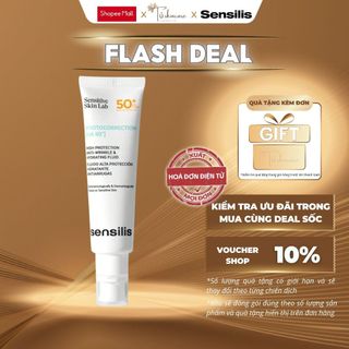 Kem Chống Nắng Phổ Rộng Giúp Cấp Ẩm Và Nuôi Dưỡng Da Sensilis Photocorrection [HA 50+]