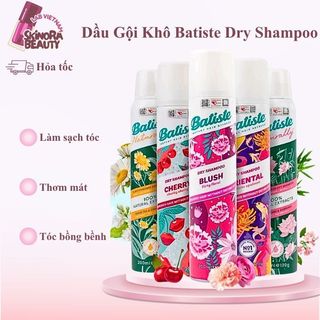 Dầu Gội Khô Batiste Dry Shampoo Xịt Gội Khô Làm Phồng Tóc, Giảm Bết Tóc Batiste  200ml-  Skinora Beauty