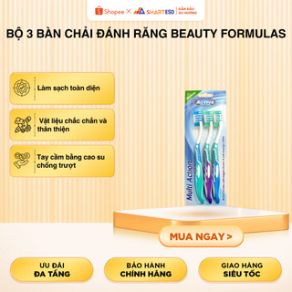 Bộ 3 Bàn Chải Đánh Răng Beauty Formulas Chính Hãng Anh Quốc | Lông Mềm, Làm Sạch Hiệu Quả