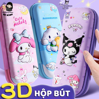 Hộp Bút Học Sinh 3D Hoạt Hình – Hộp Đựng Bút Đa Ngăn, Dung Tích Lớn, Dễ Thương Cho Bé