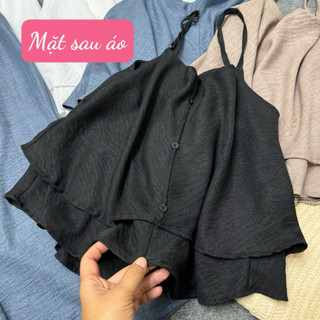 Set Bộ Hai Dây Bigsize Nữ Áo Dây Phối Quần Suông Dài Tiểu Thư Nhẹ Nhàng Cho Chubby SET867/SET871