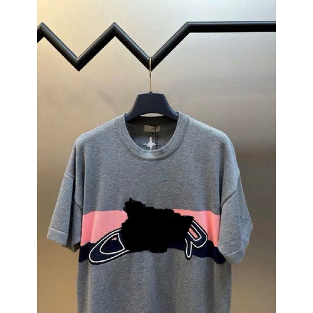 ⚡️[Hight Quality] Áo Phông Len D100 And Lwis Ham1ton Shirts - Điểm Nhấn Dệt Kim Phối Màu Chữ Cách Điệu Cao Cấp Nam Nữ