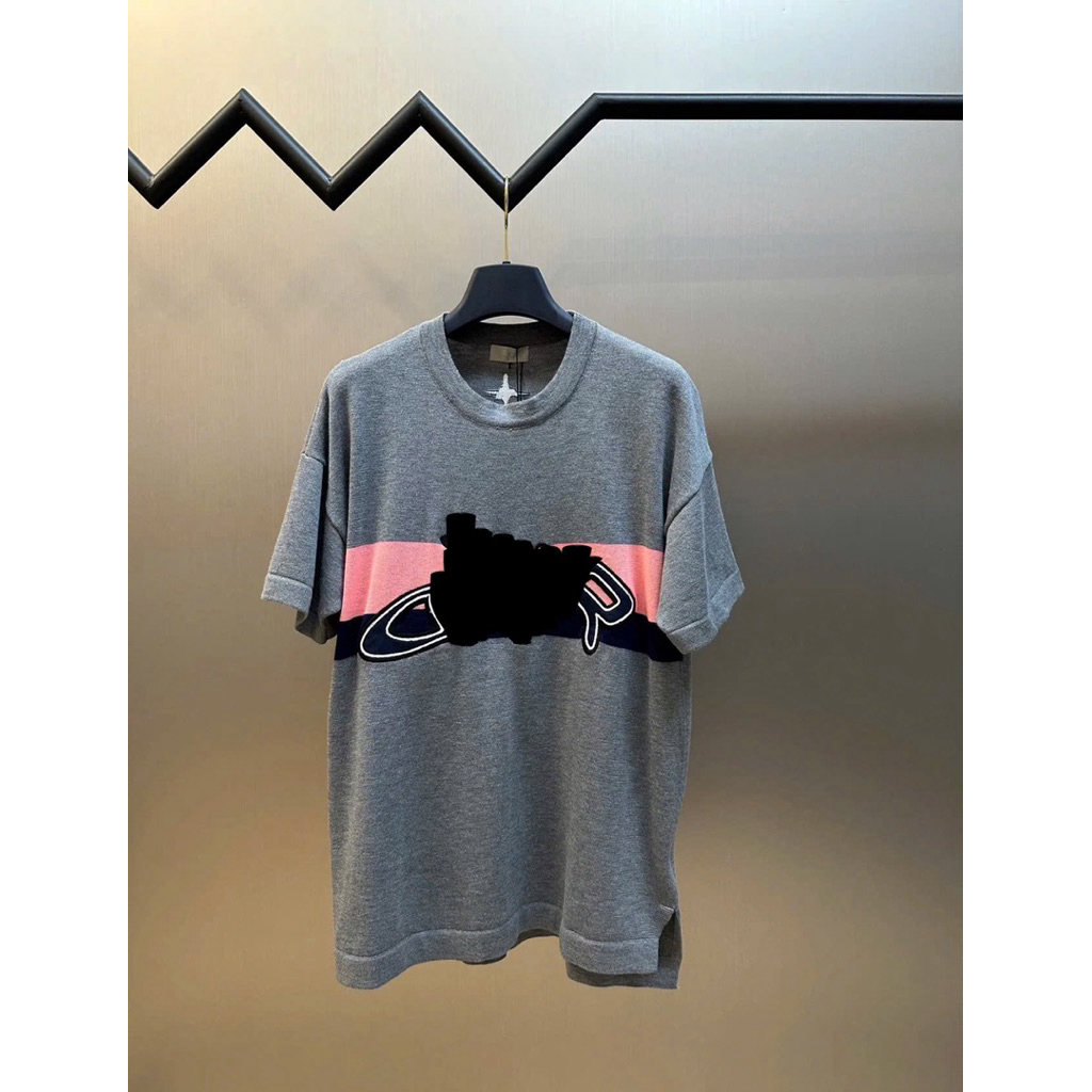 ⚡️[Hight Quality] Áo Phông Len D100 And Lwis Ham1ton Shirts - Điểm Nhấn Dệt Kim Phối Màu Chữ Cách Điệu Cao Cấp Nam Nữ