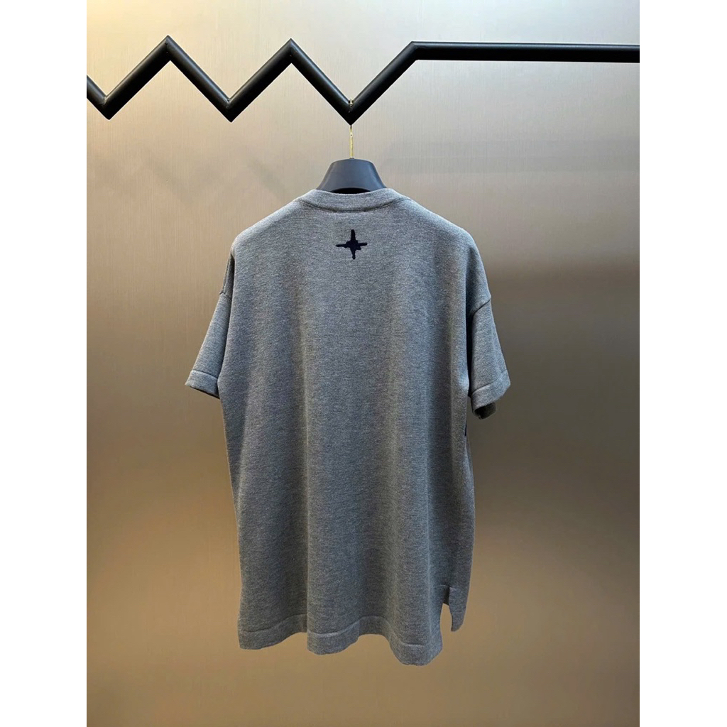 ⚡️[Hight Quality] Áo Phông Len D100 And Lwis Ham1ton Shirts - Điểm Nhấn Dệt Kim Phối Màu Chữ Cách Điệu Cao Cấp Nam Nữ
