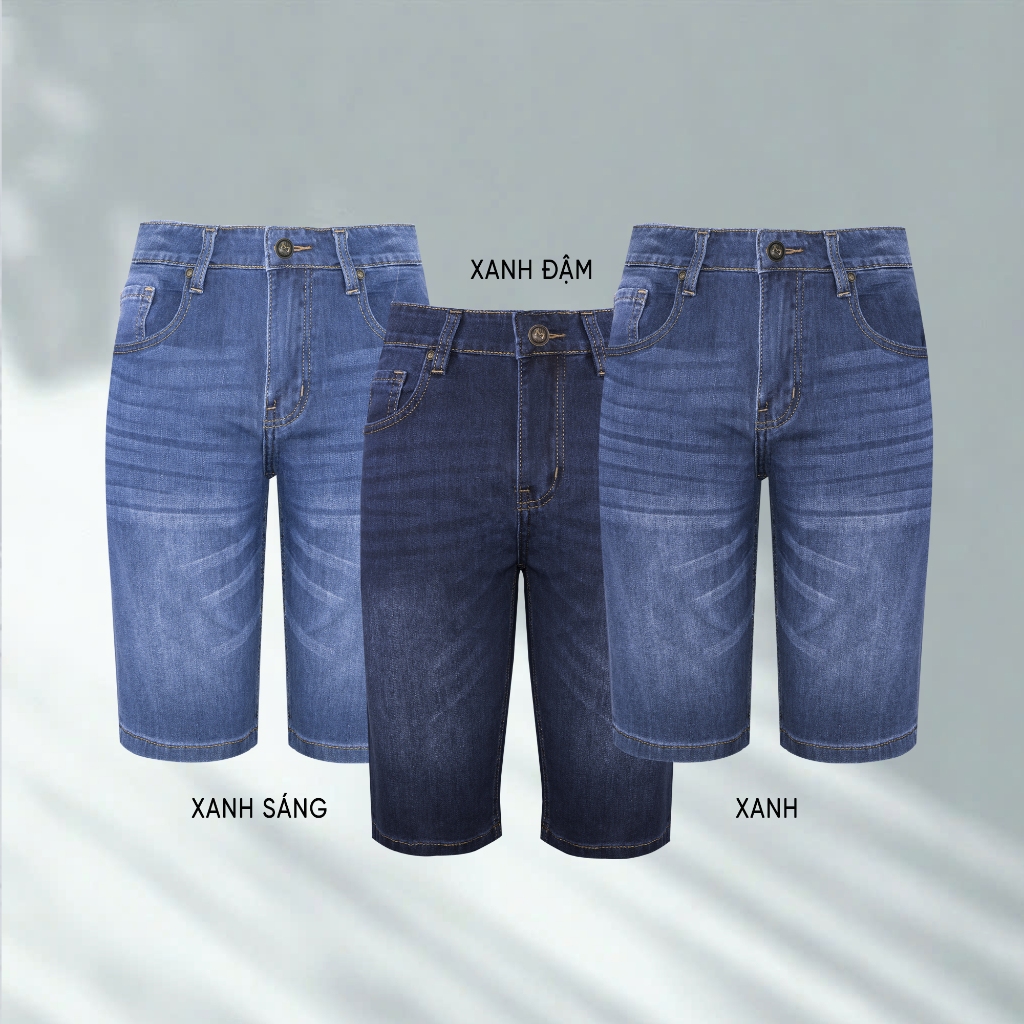 Quần short jeans nam cao cấp MASCULINE MSJ600 - Kiểu dáng trẻ trung năng động phong cách