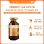 Viên Uống Bổ Sung Canxi, Hỗ Trợ Xương Chắc Khỏe Springleaf Liquid Calcium Plus Vitamin D3 Lọ 60 Viên