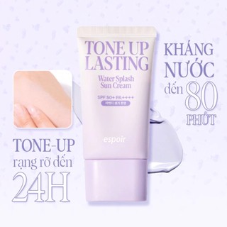 Kem Chống Nắng Espoir KCN Nâng Tone Dưỡng Da Espoir Water Splash Cica Tone Up Sun Cream SPF50+ PA++++ - Skinora Beauty