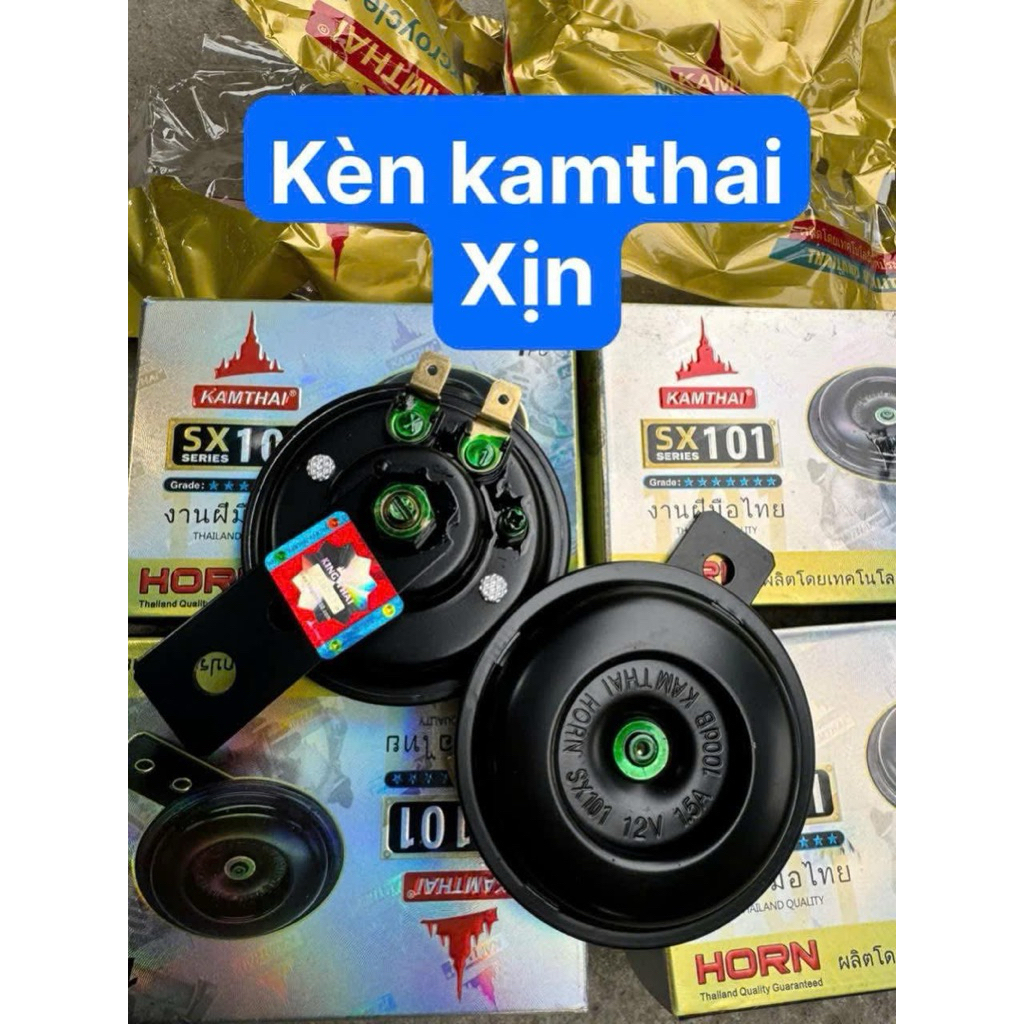 Còi (kèn) KAMTHAI 12V lắp xe máy xe điện