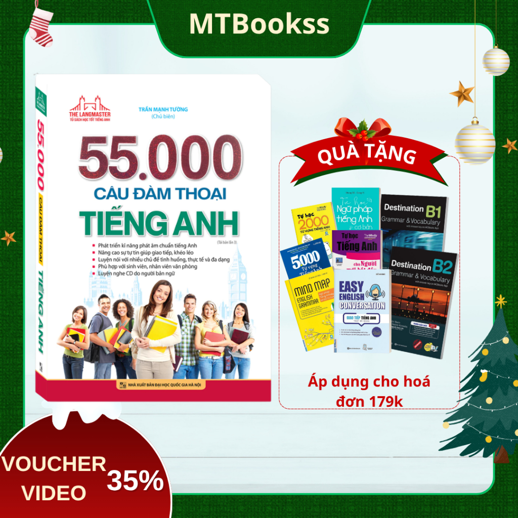 Sách - 55000 Câu Đàm Thoại Tiếng Anh