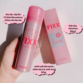 Xịt Khóa Nền Fixx So.Natural All Day Setting Fixx Xịt Khóa Cố Định Makeup Fixx So.Natural Lâu Trôi - Skinora Beauty