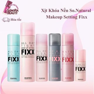 Xịt Khóa Nền Fixx So.Natural All Day Setting Fixx Xịt Khóa Cố Định Makeup Fixx So.Natural Lâu Trôi - Skinora Beauty