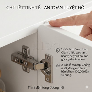 Nido Tủ Treo Tường Tủ Bếp 130cm Chống Bám Dầu Mỡ Dễ Lau Chùi Cho Nhà Bếp Hiện Đại