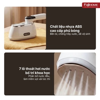 Bàn là hơi nước cầm tay gấp gọn Fujihome SI200CW Công suất 1200W, Bàn ủi khô, ủi hơi đa năng