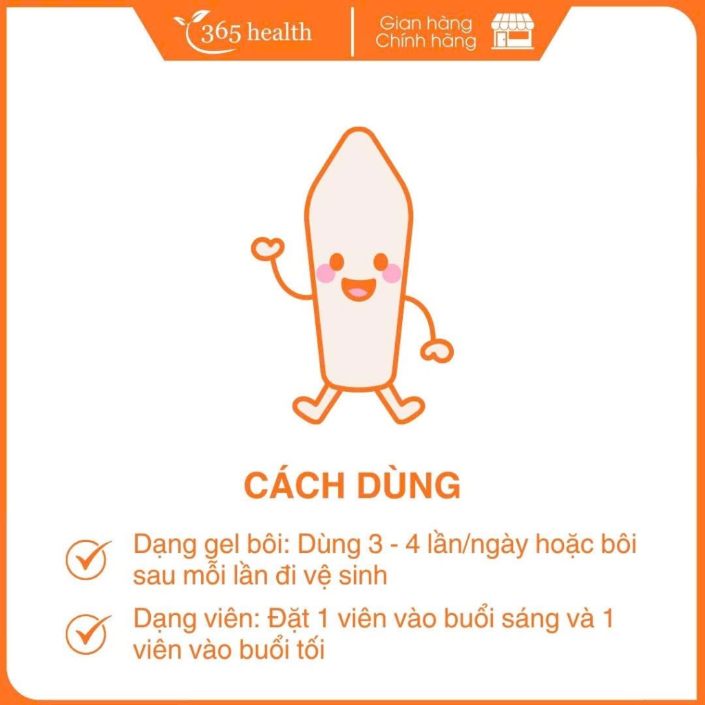 PRESTO GEL - Bôi Tr.ĩ, Giảm Căng Tức, Đau Rát, Cầm Máu, An Toàn Cho Mẹ Bầu (Tuýp 25g/Hộp 12 Viên)