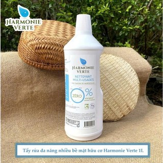 Tẩy Rửa Đa Năng Nhiều Bề Mặt Hữu Cơ Harmonie Verte 1L Sạch Bóng Vết Bẩn An Toàn Cho Da Tay - Natural Market