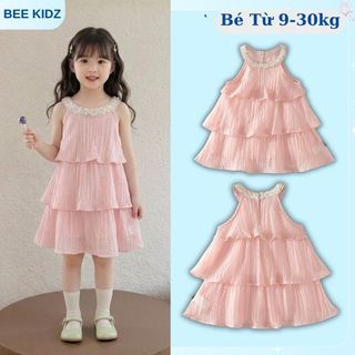 [BST VÁY HỒNG 2026] Váy Hè Bé Gái, Váy Tone Hồng Thiết Kế Tiểu Thư Chất Liệu Cotton Mềm Mát