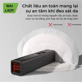 【MUA 1 TẶNG 1】Miếng Lót Thấm Sữa WAILADY (100 pcs) thấm hút tốt, an toàn cho da nhạy cảm, dùng cho mẹ bầu