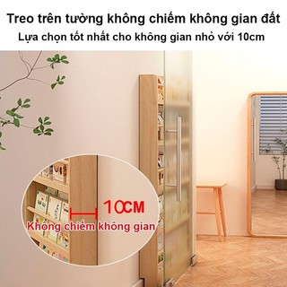 Kệ Sách Trẻ Em Gỗ Tự Nhiên treo tường tiết kiệm không gian Thiết Kế Dễ Thương Cho Bé Yêu Hàng có sẵn