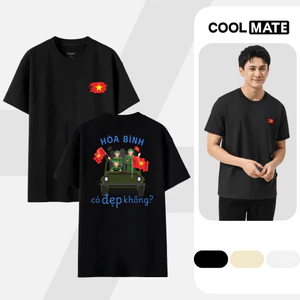 Áo thun Cotton Compact in Hoà bình - Coolmate