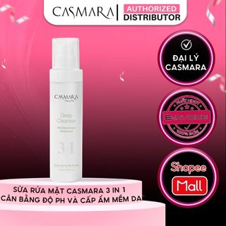 Sữa Rửa Mặt Peptide 3 Trong 1 Làm Sạch Sâu, Giảm Kích Ứng Casmara Deep Cleanser 3in1