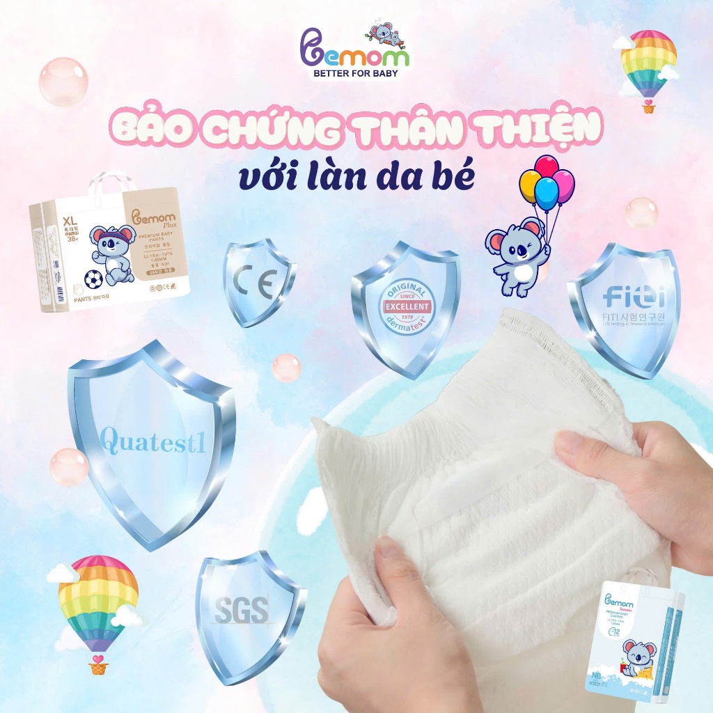 (COMBO 10 Miếng Siêu RẺ) Miếng Dùng Thử Bemom Summer Hàn Quốc Cao Cấp Đủ Size