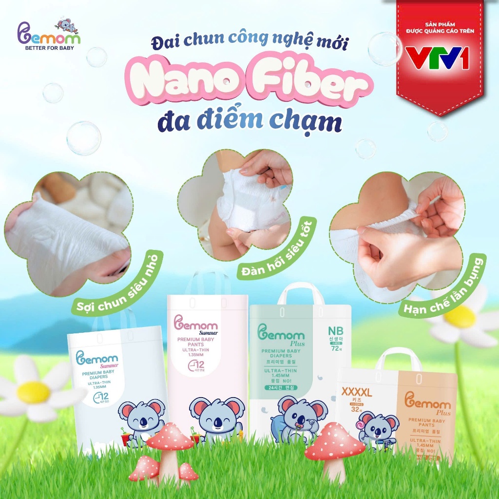 (COMBO 10 Miếng Siêu RẺ) Miếng Dùng Thử Bemom Summer Hàn Quốc Cao Cấp Đủ Size
