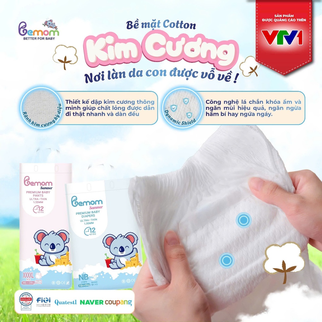 (COMBO 10 Miếng Siêu RẺ) Miếng Dùng Thử Bemom Summer Hàn Quốc Cao Cấp Đủ Size