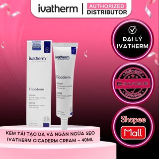 Kem Dưỡng Phục Hồi, Tái Tạo Da Và Ngăn Ngừa Hình Thành Sẹo Ivatherm Cicaderm Cream