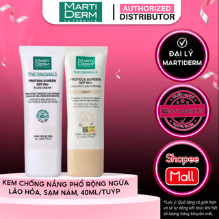 Kem chống nắng bảo vệ da toàn diện Martiderm The OriginalsProteos Screen SPF50+ FluidCream