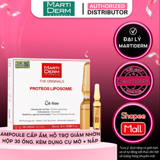 Ampoule Chống Oxy Hoá, Phục Hồi, Giảm Tiết Bã Nhờn - MartiDerm The Originals Proteos Liposome