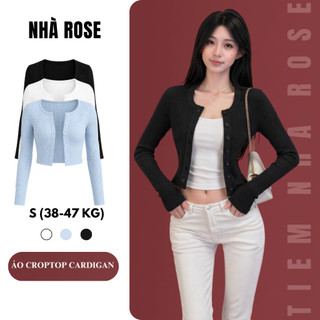 Áo Croptop Nữ Dài Tay Nhiều Cúc Cài Ôm Body Bozip Dày Chất Vải Thun WAC005