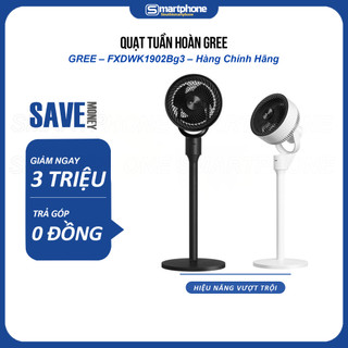 Quạt Tuần Hoàn GREE FXDWK1902Bg3 – Lọc Bụi Mịn, Khử Khuẩn, Gió Mạnh, Chạy Êm