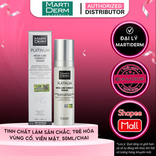 Tinh Chất Làm Săn Chắc & Trẻ Hóa Da Vùng Cổ Martiderm Platinum Neck Line Correct Serum 50ml