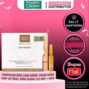 Ampoule Dưỡng Sáng Đều Màu Da, Giảm Đốm Sắc Tố MartiDerm Pigment Zero DSP Bright