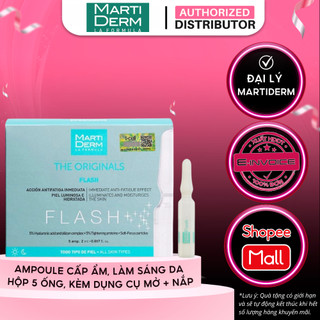 Ampoule Dưỡng Ẩm, Làm Sáng Da & Giảm Mệt Mỏi Tức Thì MartiDerm The Originals Flash