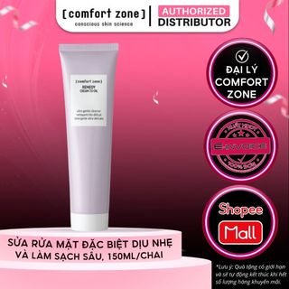 Sữa Rửa Mặt Dịu Nhẹ Dành Cho Da Nhạy Cảm Comfort Zone Remedy Cream To Oil 150ml