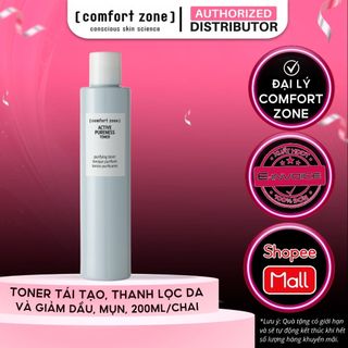 Nước Cân Bằng Giúp Tái Tạo Và Thanh Lọc Da Comfort Zone Active Pureness Toner 200ml
