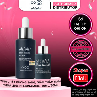Tinh Chất Dưỡng Trắng Sáng Da, Se Khít Lỗ Chân Lông oh!oh! Skin Health Serum with 20% Niacinamide 10ml/30ml