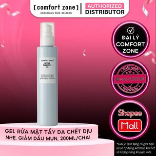 Gel Rửa Mặt Giảm Mụn Giúp Làm Sạch & Thanh Lọc Da Comfort Zone Active Pureness Gel 200ml