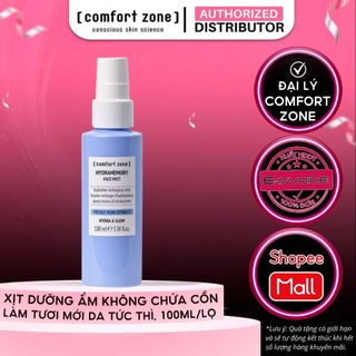 Xịt Dưỡng Ẩm Cấp Nước Da Tức Thì Comfort Zone Hydramemory Face Mist 100ml