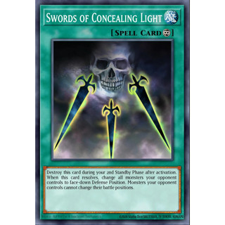 [ Bài Yugioh Chính Hãng ] RA05-EN059 Swords of Concealing Light - Ultimate/Collector/Platinum Secret Rare