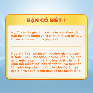 [COMBO 3 LON] Sữa bột Nepro 1 Gold - Phù hợp chế độ dinh dưỡng đặc biệt (dành cho người tiểu đường) - Lon 900g