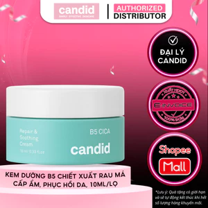 Kem B5 Dưỡng Cấp Ẩm, Tăng Cường Hàng Rào Bảo Vệ Da Candid B5 Cica (10ml)