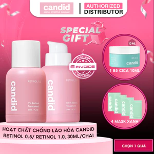 Kem Retinol Candid Chống Lão Hóa Candid Retinol 0.5/1.0% Treatment 30ml
