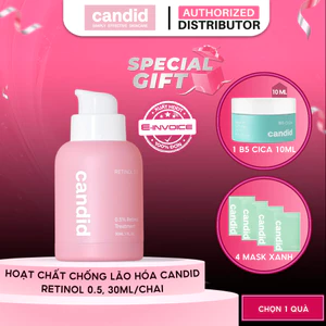 Hoạt Chất Retinol Candid Chống Lão Hóa Candid Retinol 0.5% Treatment 30ml