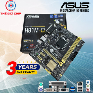 Mainboard ASUS H81M-D ( Micro-ATX DDR3 Socket 1150) I like new bảo hành 36 tháng bởi nhà cung cấp