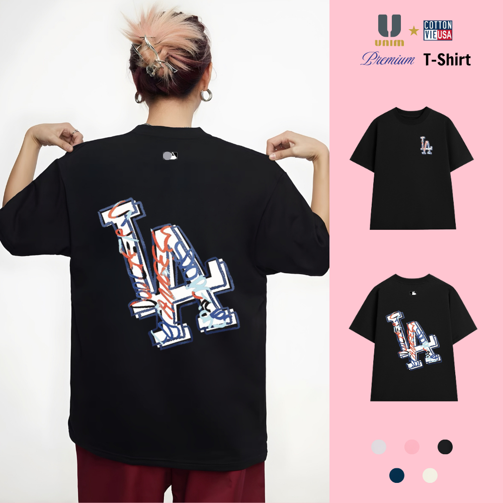 [Siêu Tốc] Áo Thun NY LA Họa Tiết Paisley Gradient Unim Club Nhiều Màu Vải Cotton Cao Cấp Unim Store  APNY2