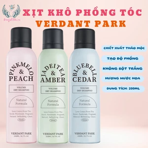 Xịt khô phồng tóc VERDANT PARK dầu gội khô kiềm dầu lâu bết mùi Hoa quả| ANGELSKIN