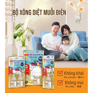 Combo Bộ xông đuổi muỗi ARS Nomat P60 từ Nhật Bản
